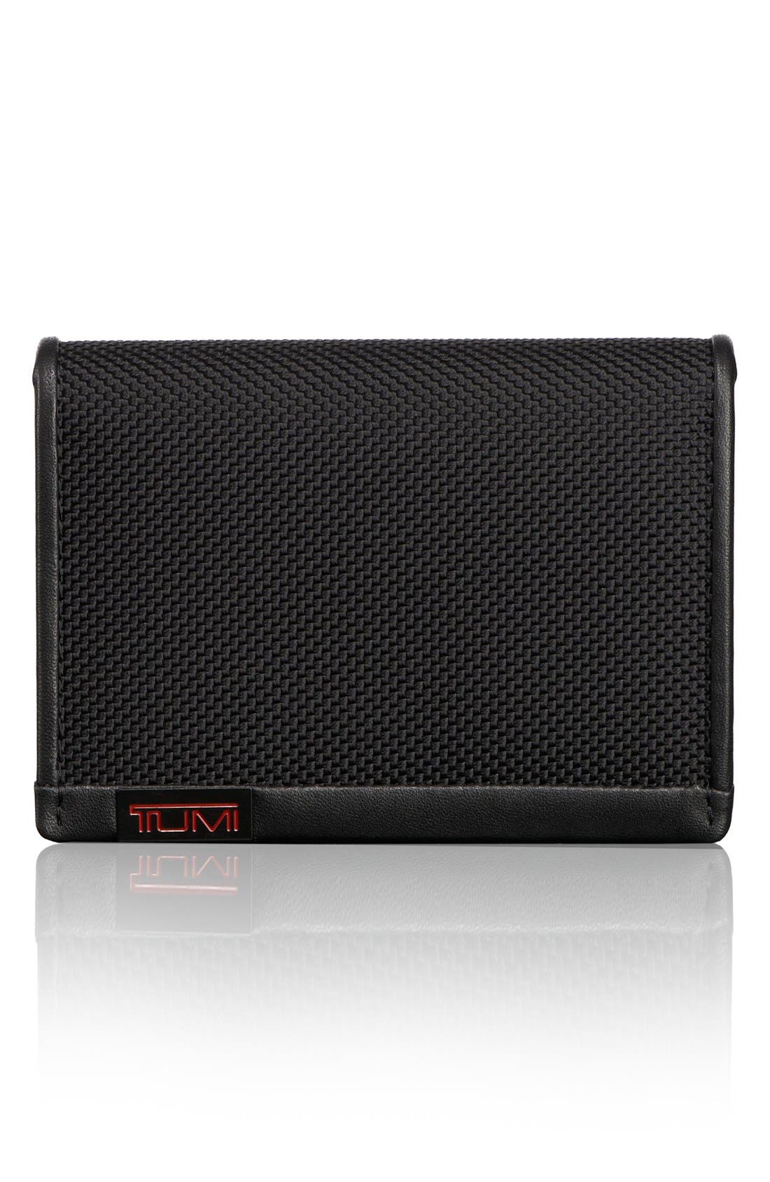 Tumi Gusseted Card Case With Id